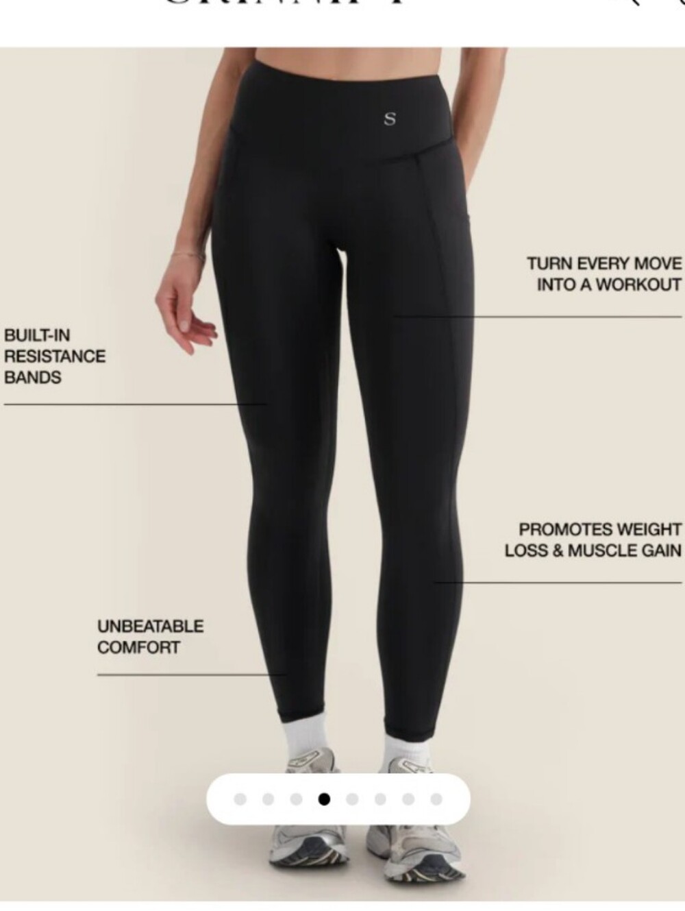 Skinnify Pocket Resistance Band Leggings